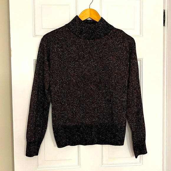 Vintage 80’s Metallic Lurex Sparkle Sweater, Large - Picture 4 of 10